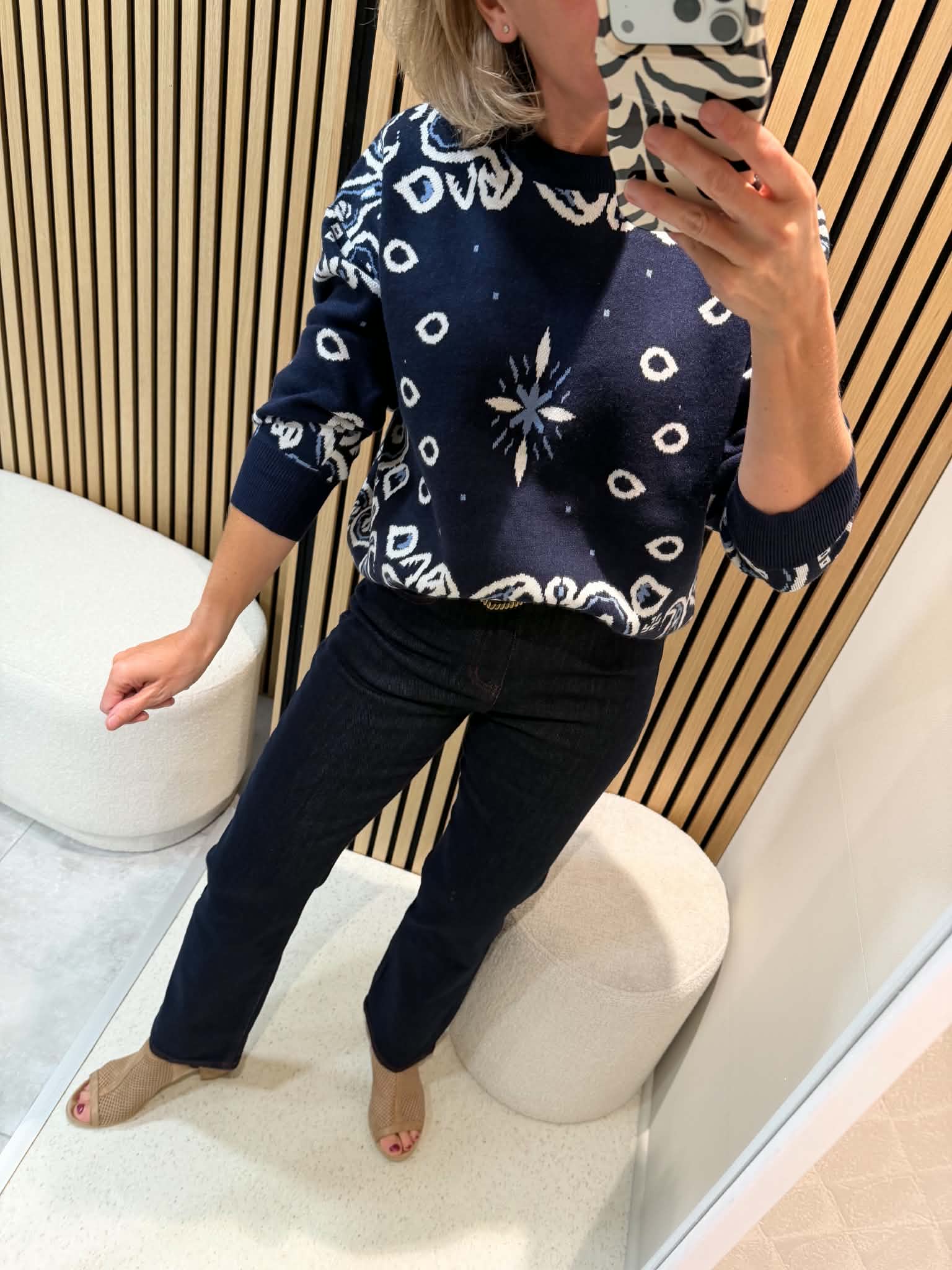 Pull Belinda - Bleu marine – Image 2