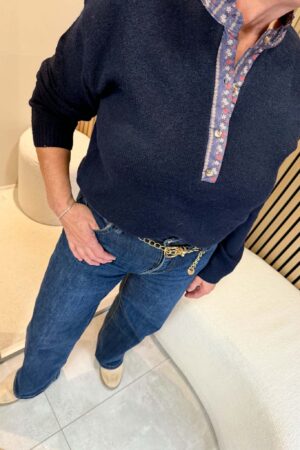 Pull Jeanne - Bleu marine
