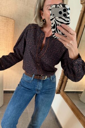 Chemisier Marion - Marron
