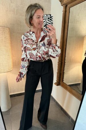 Pantalon Classic à pinces - Coupe droite - Noir