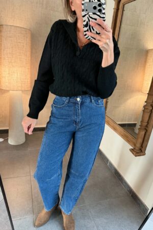 Jeans Barrel - Bleu moyen