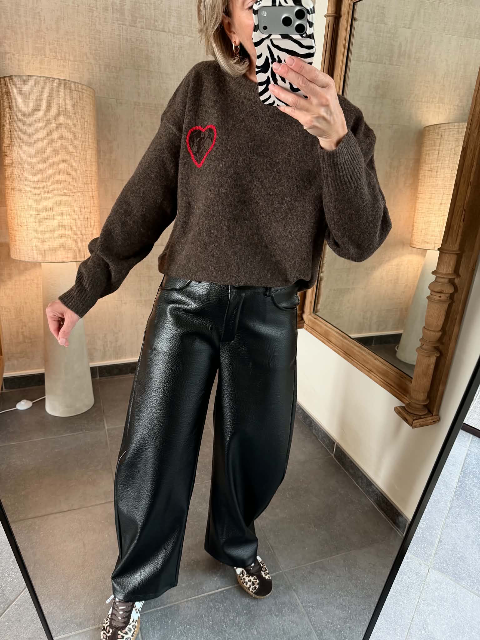 Pull Heart - Marron – Image 2