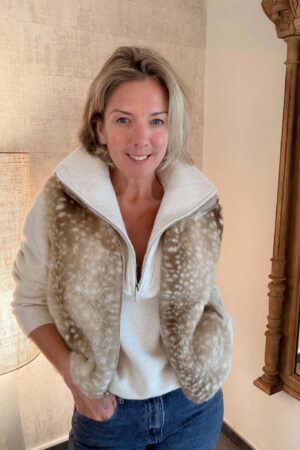 Pull col tirette Tracie - Beige