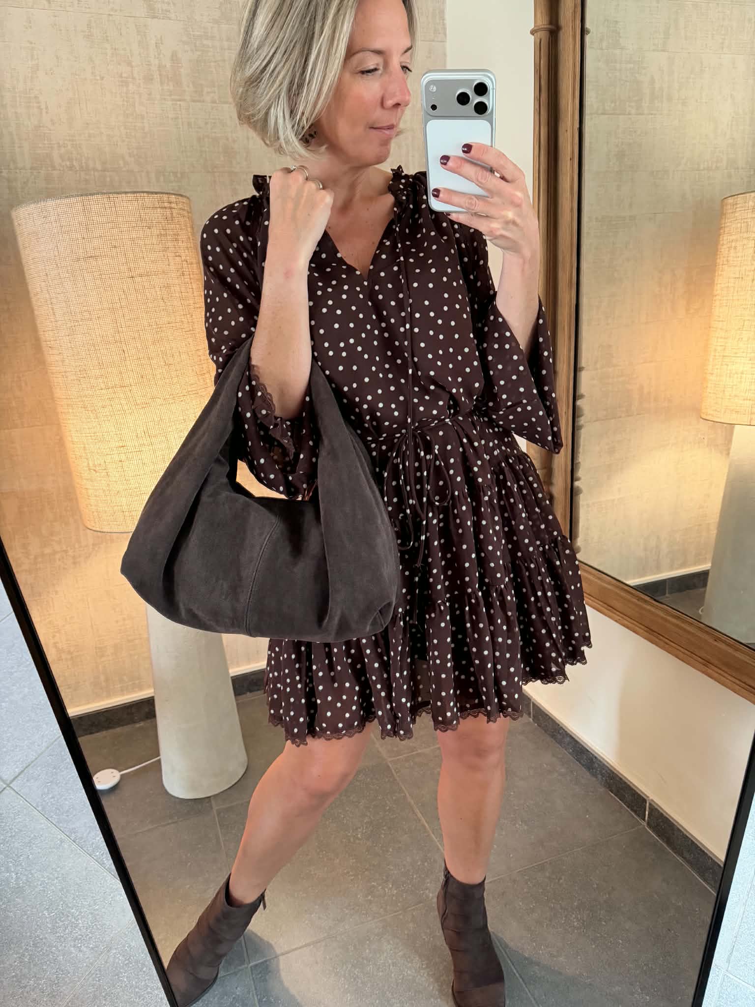 Robe Noëline - Marron – Image 4