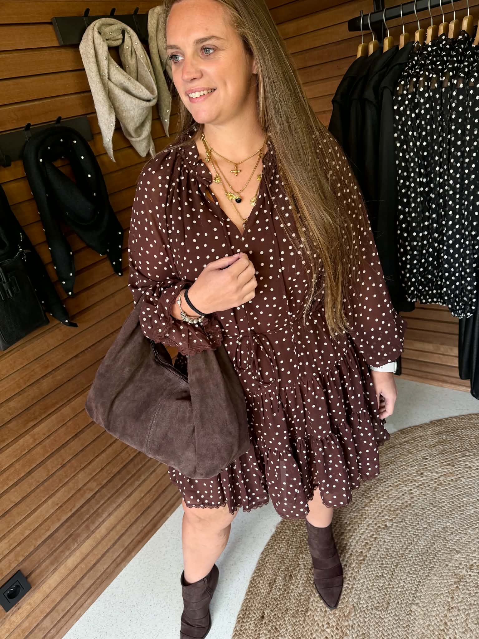 Robe Noëline - Marron – Image 6
