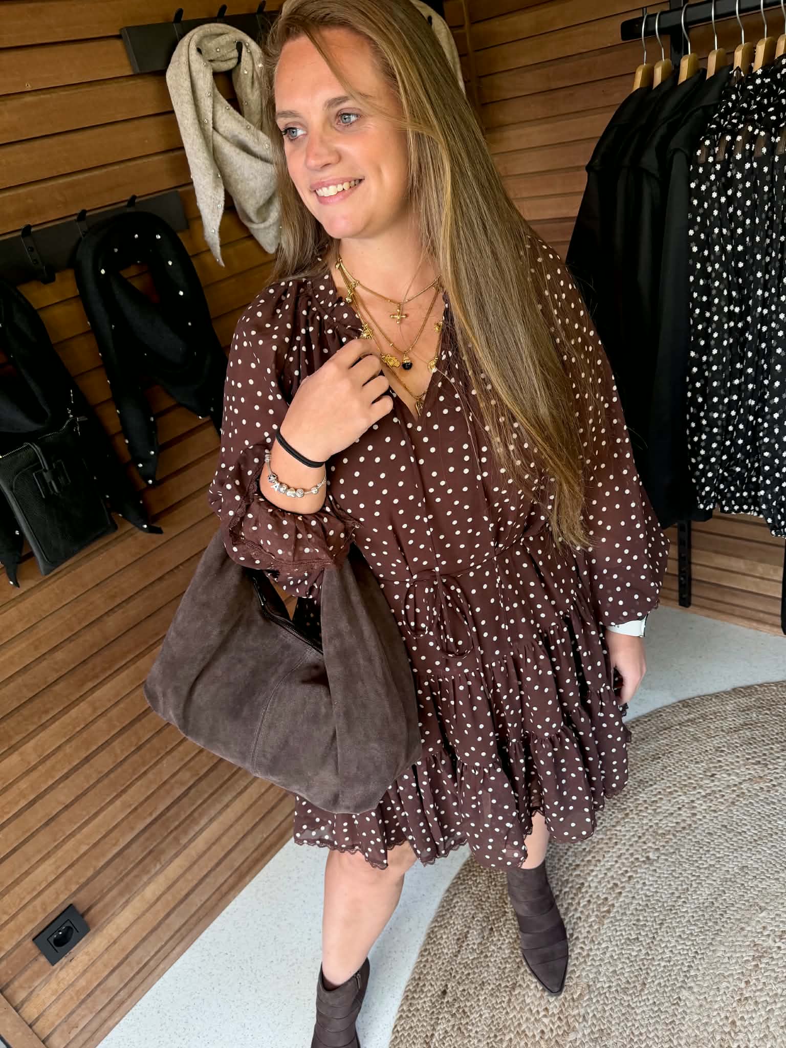 Robe Noëline - Marron
